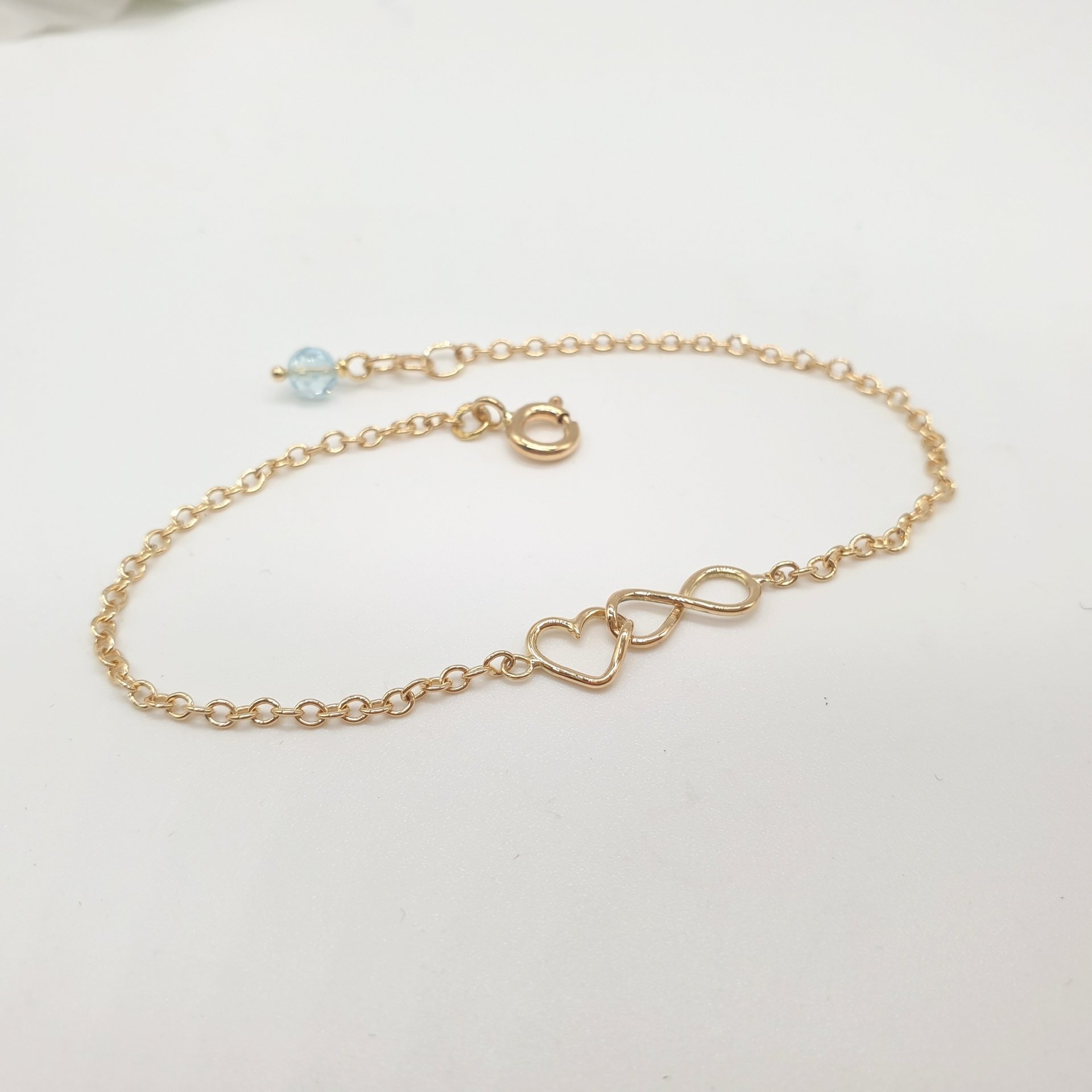 Bracciale Cuore Infinito in oro 18ct (750/000)