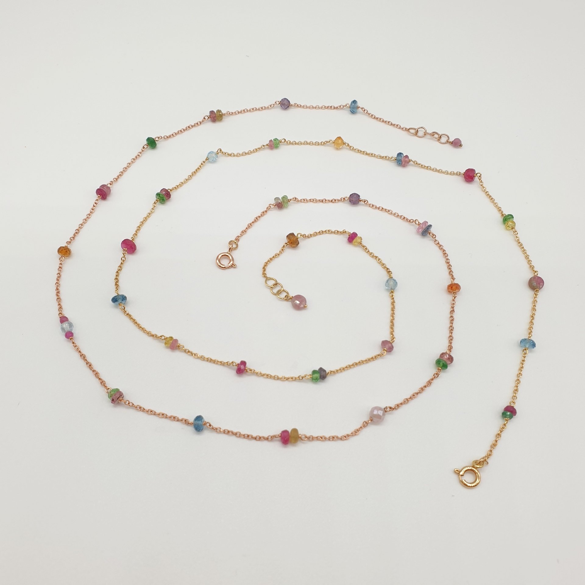 Girocollo Girotondo Colorato in Oro 18ct