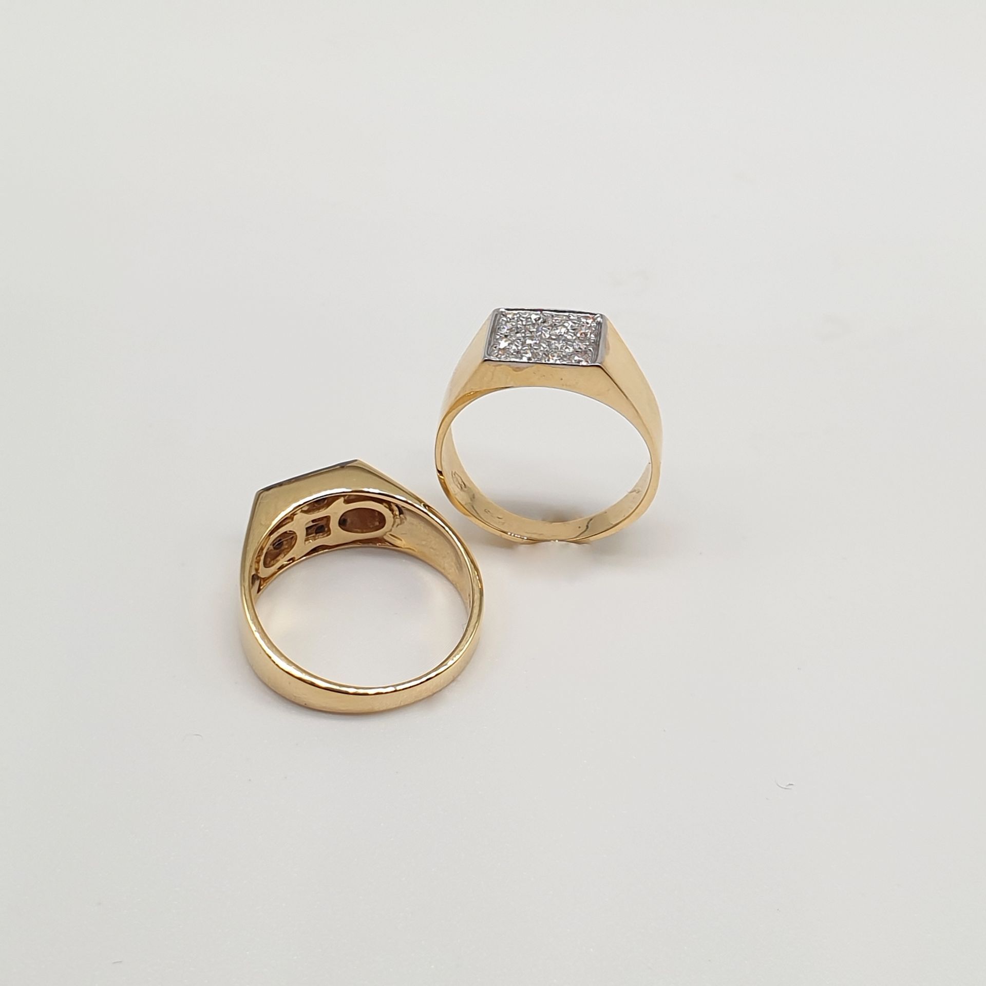 Anello da Mignolo  Rettangolare  in Oro 750/000 (18ct)