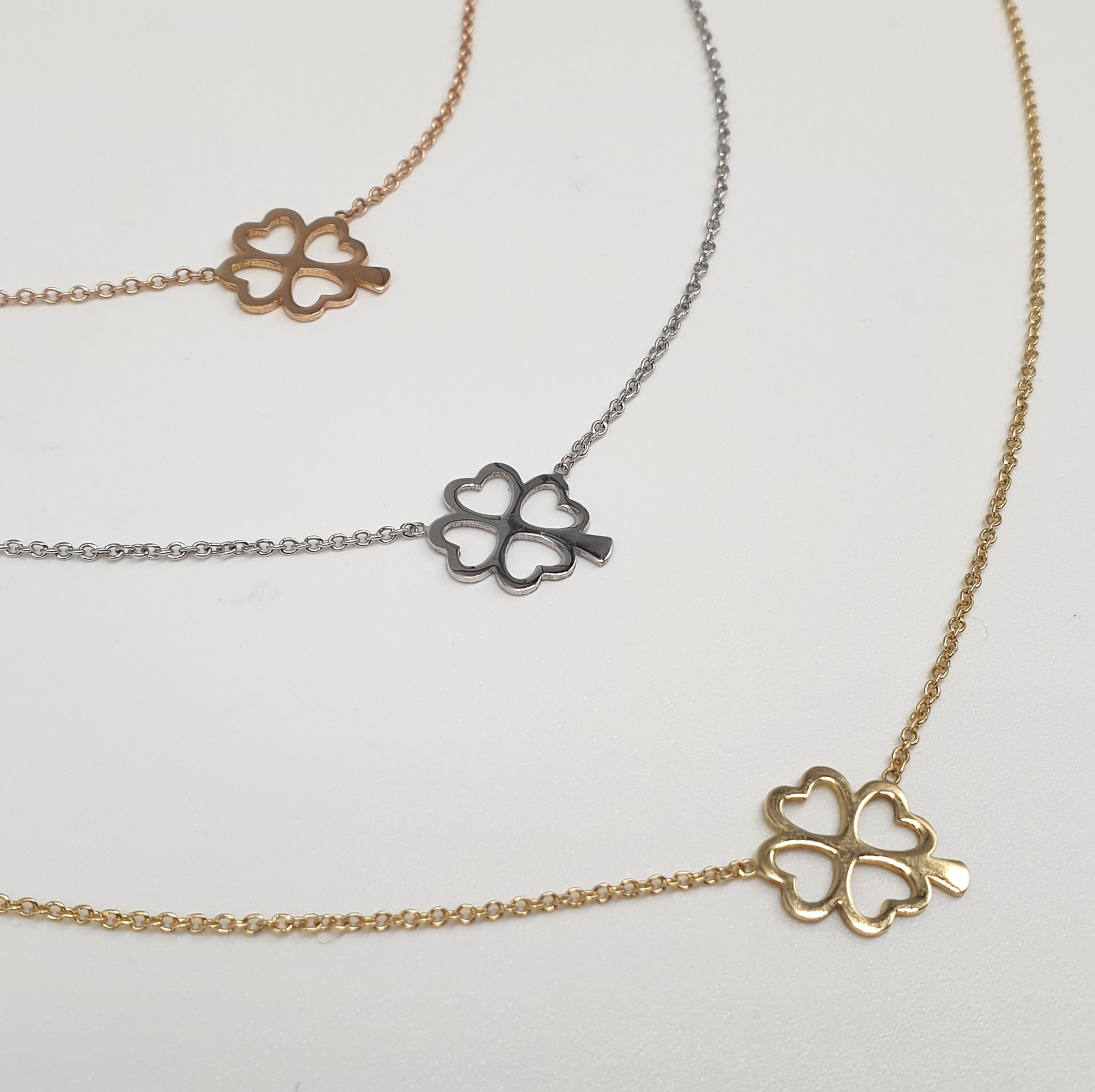 Girocollo Quadrifoglio in oro 750/000 (18ct)