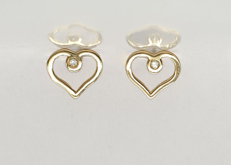 Orecchini CuoreBrillante  Oro750/000 (18ct)