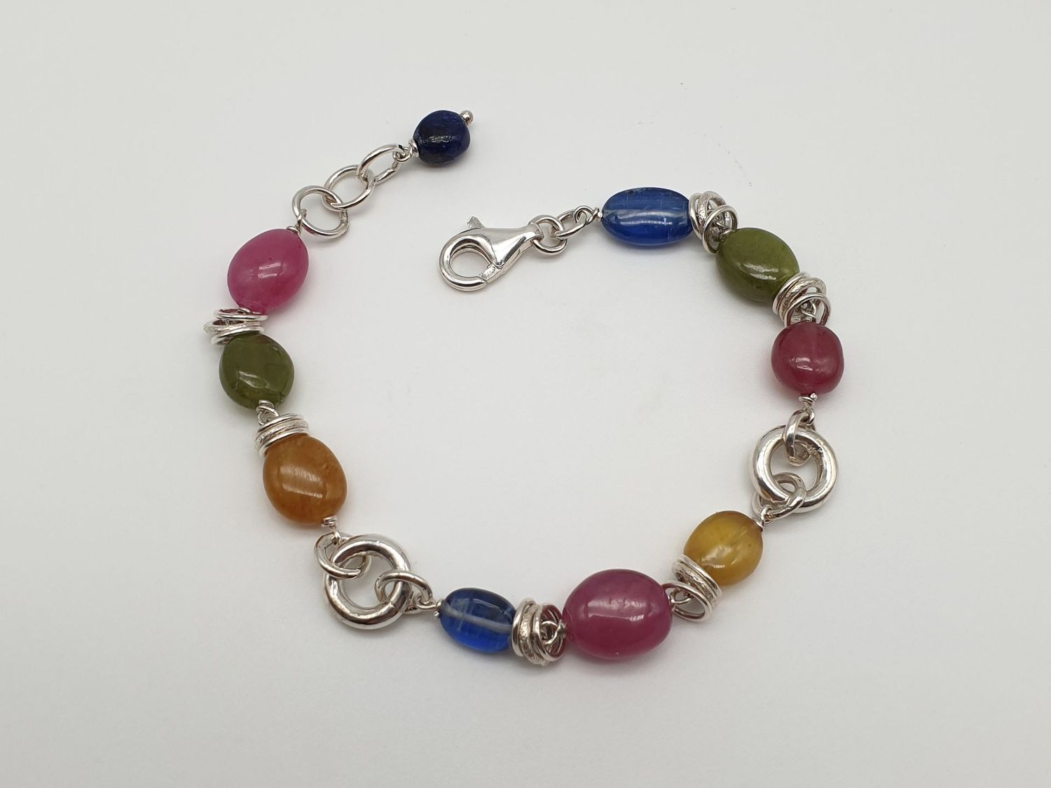 Bracciale Zaffiri M/Color in Argento