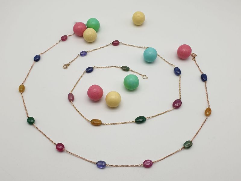 Girocollo Caramelle in Oro 18ct