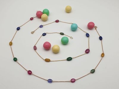 Girocollo Caramelle in Oro 18ct