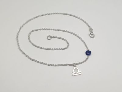 BILANCIA - Lapislazzuli, Girocollo per Lui BILANCIA - Lapislazzuli, Girocollo per Lui