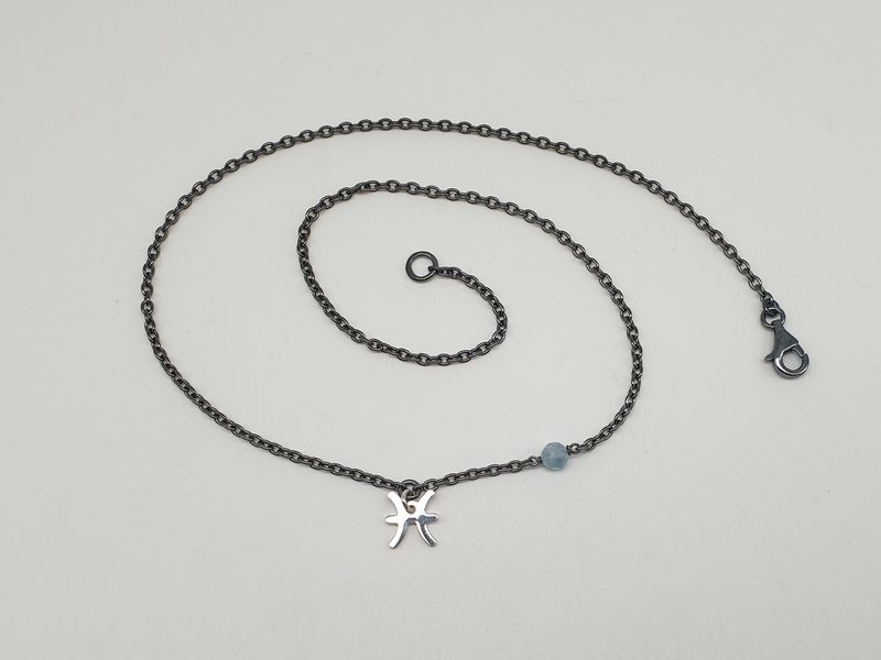 PESCI - Acquamarina, Girocollo per Lui