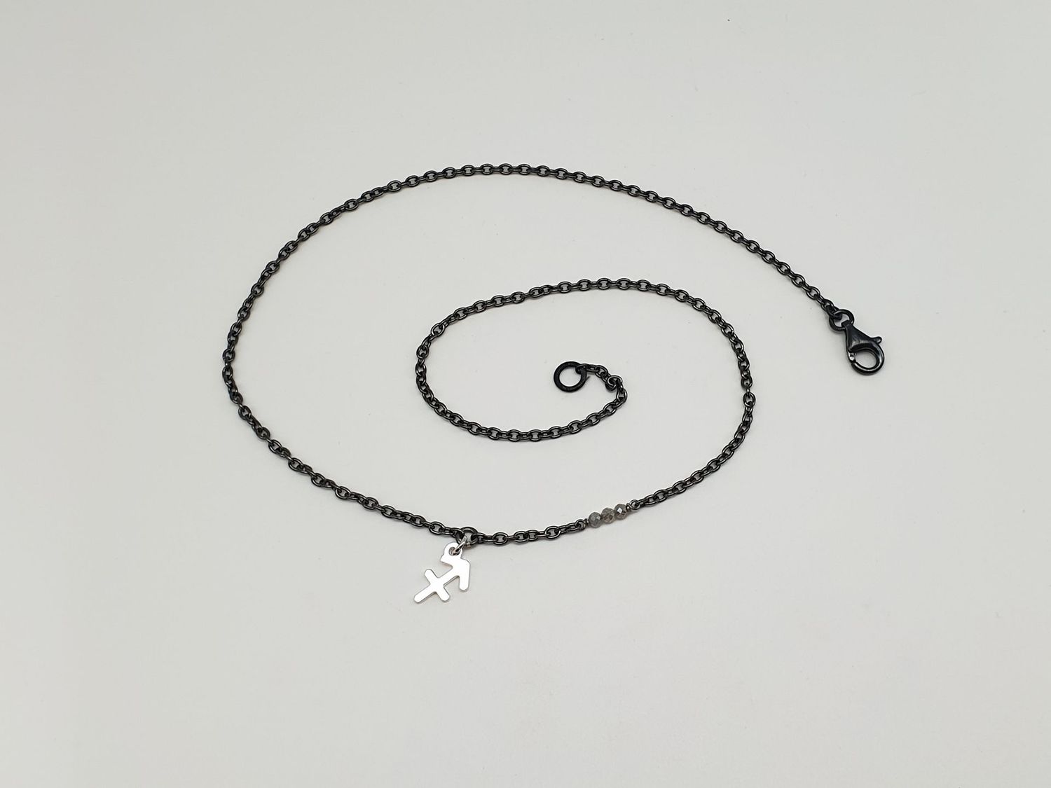 SAGITTARIO - Labradorite, Girocollo per Lui SAGITTARIO - Labradorite, Girocollo per Lui