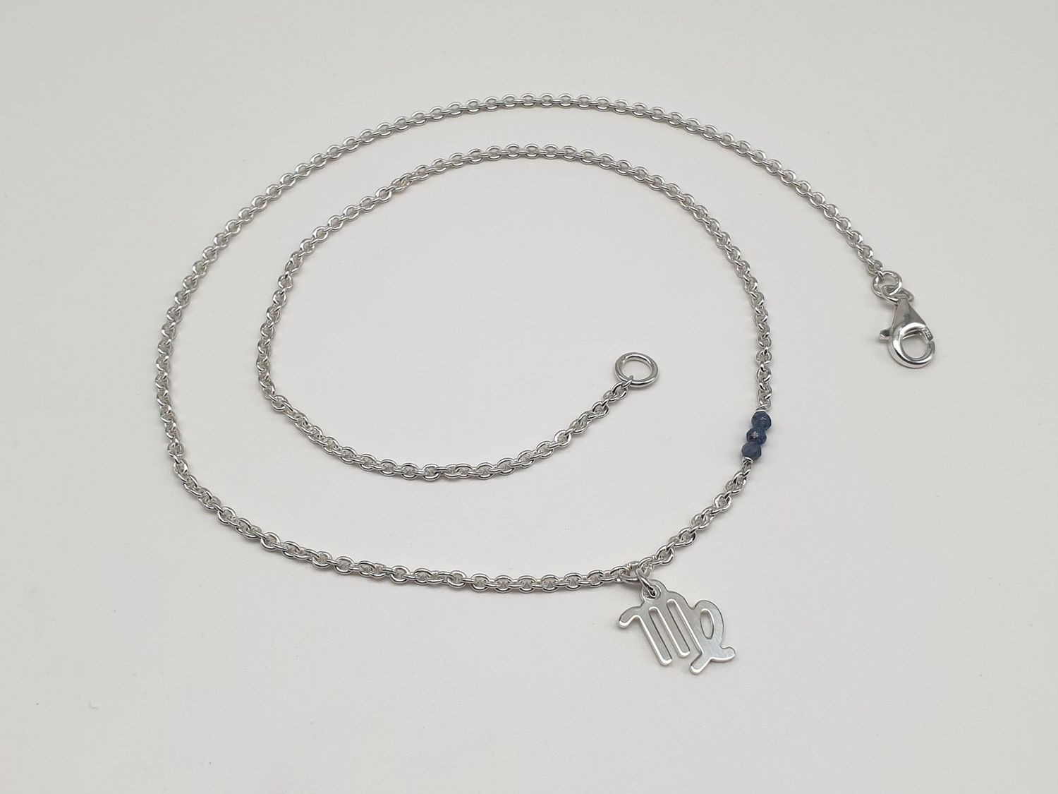 VERGINE - Zaffiro, Girocollo per Lui VERGINE - Zaffiro, Girocollo per Lui