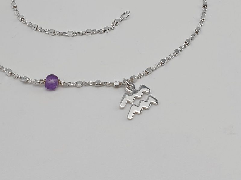 ACQUARIO - Ametista, Girocollo per Lei