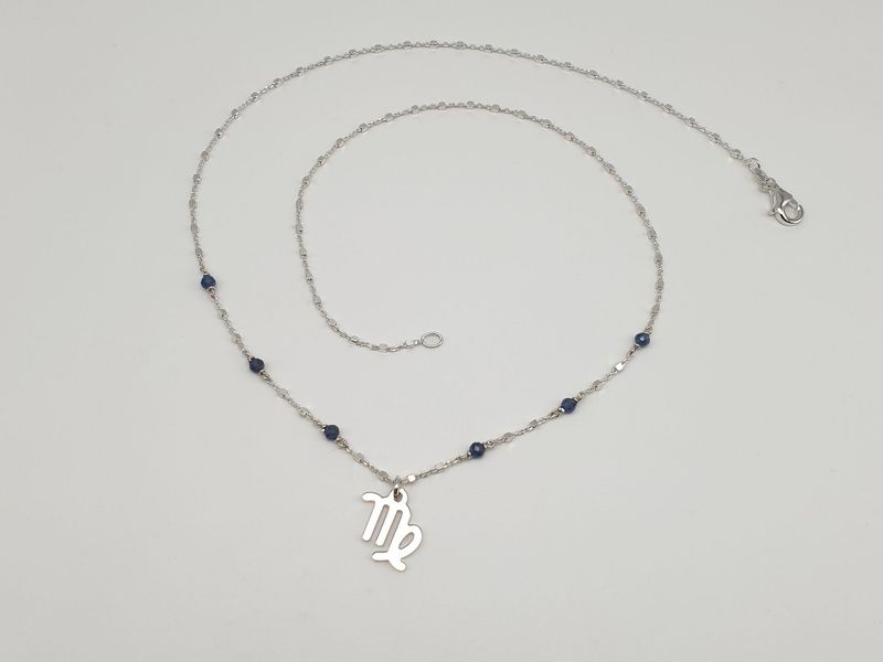 VERGINE - Zaffiro, Girocollo per Lei