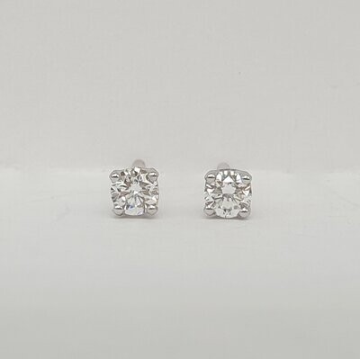 Orecchini Esile in oro 750/000 con diamante bianco Orecchini Esile in oro 750/000 con diamante bianco