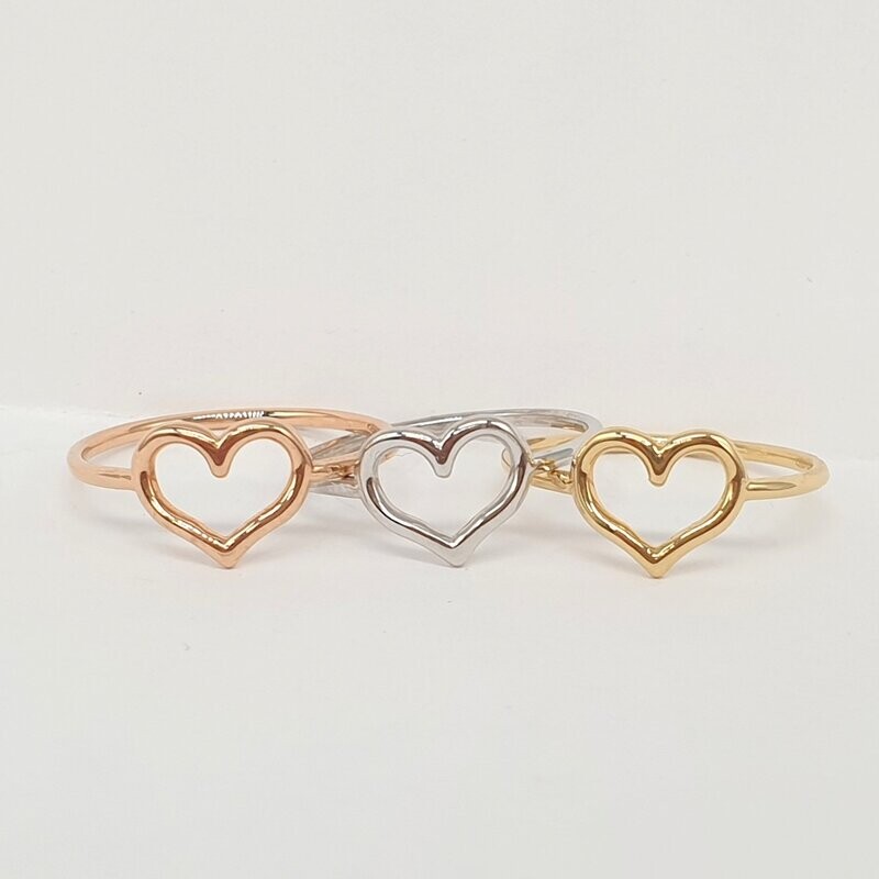 Anello Cuore in Oro 750/000 (18ct)