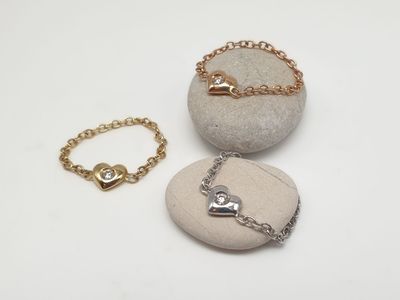 Anello ES.co Cuore in oro 750/000 (18ct)