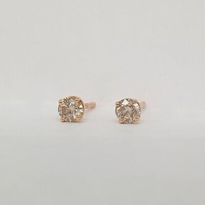 Orecchini ESile in Oro 750/000 (18ct)con Diamante Brown Orecchini ESile in Oro 750/000 (18ct)con Diamante Brown