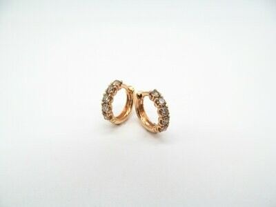 Orecchini Cerchio Brown in Oro Rosa 750/000 (18ct) Orecchini Cerchio Brown in Oro Rosa 750/000 (18ct)