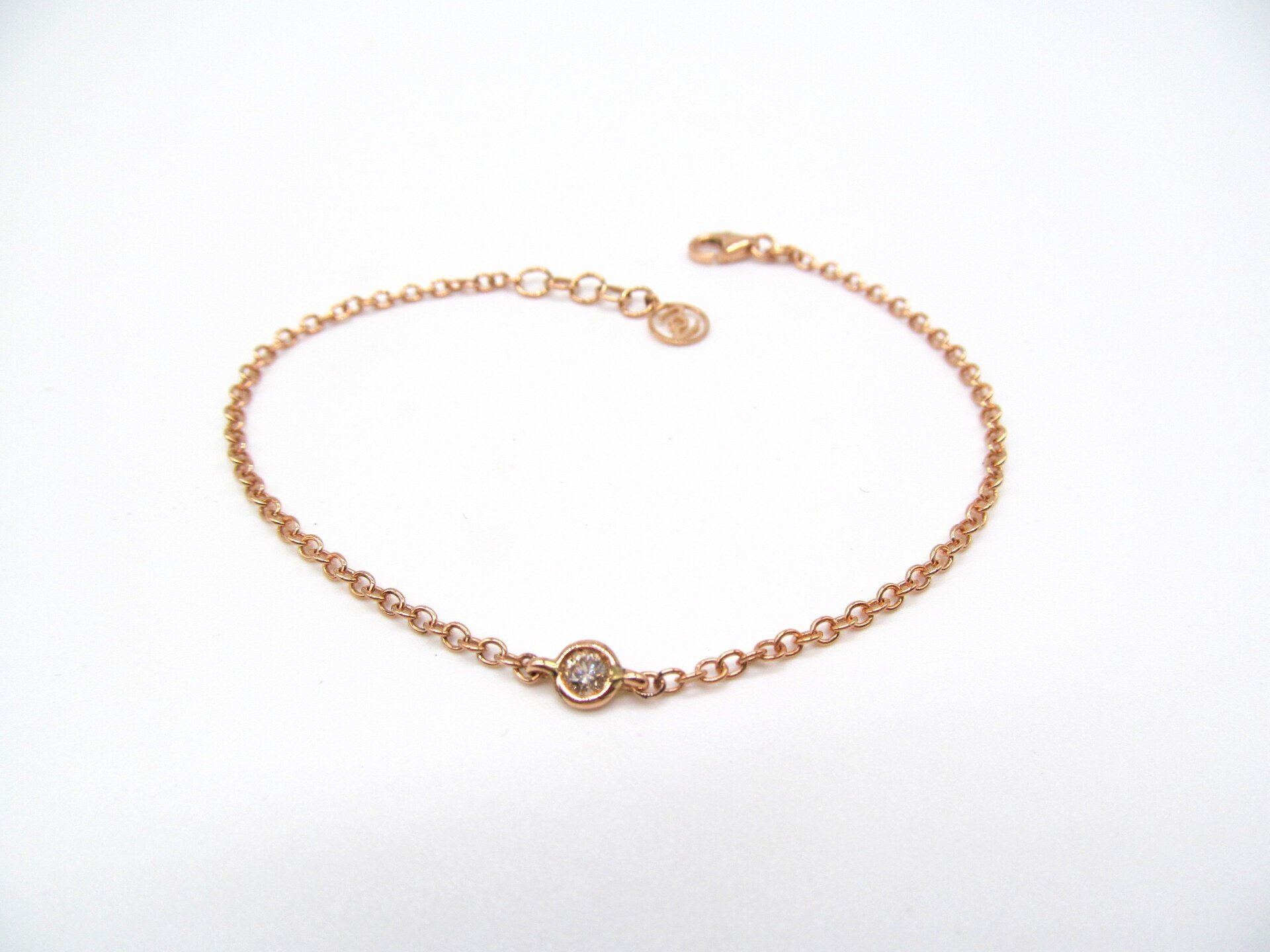 Bracciale Esatto in oro 18ct e diamante brown
