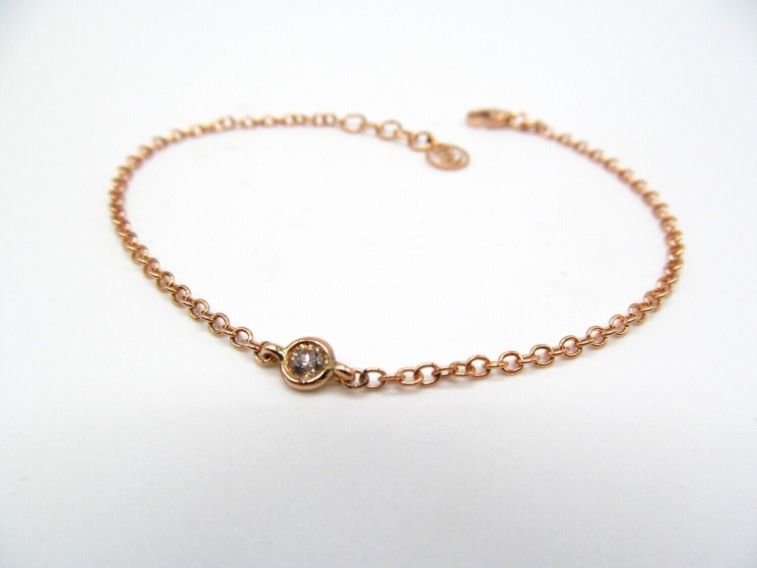 Bracciale Esatto in oro 18ct e diamante brown