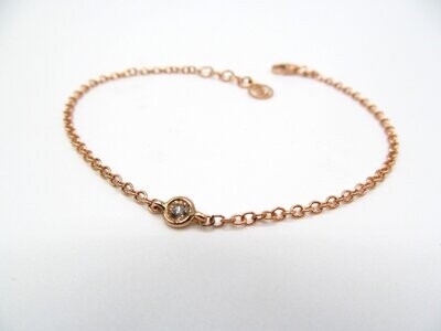 Bracciale Esatto in oro 18ct e diamante brown Bracciale Esatto in oro 18ct e diamante brown