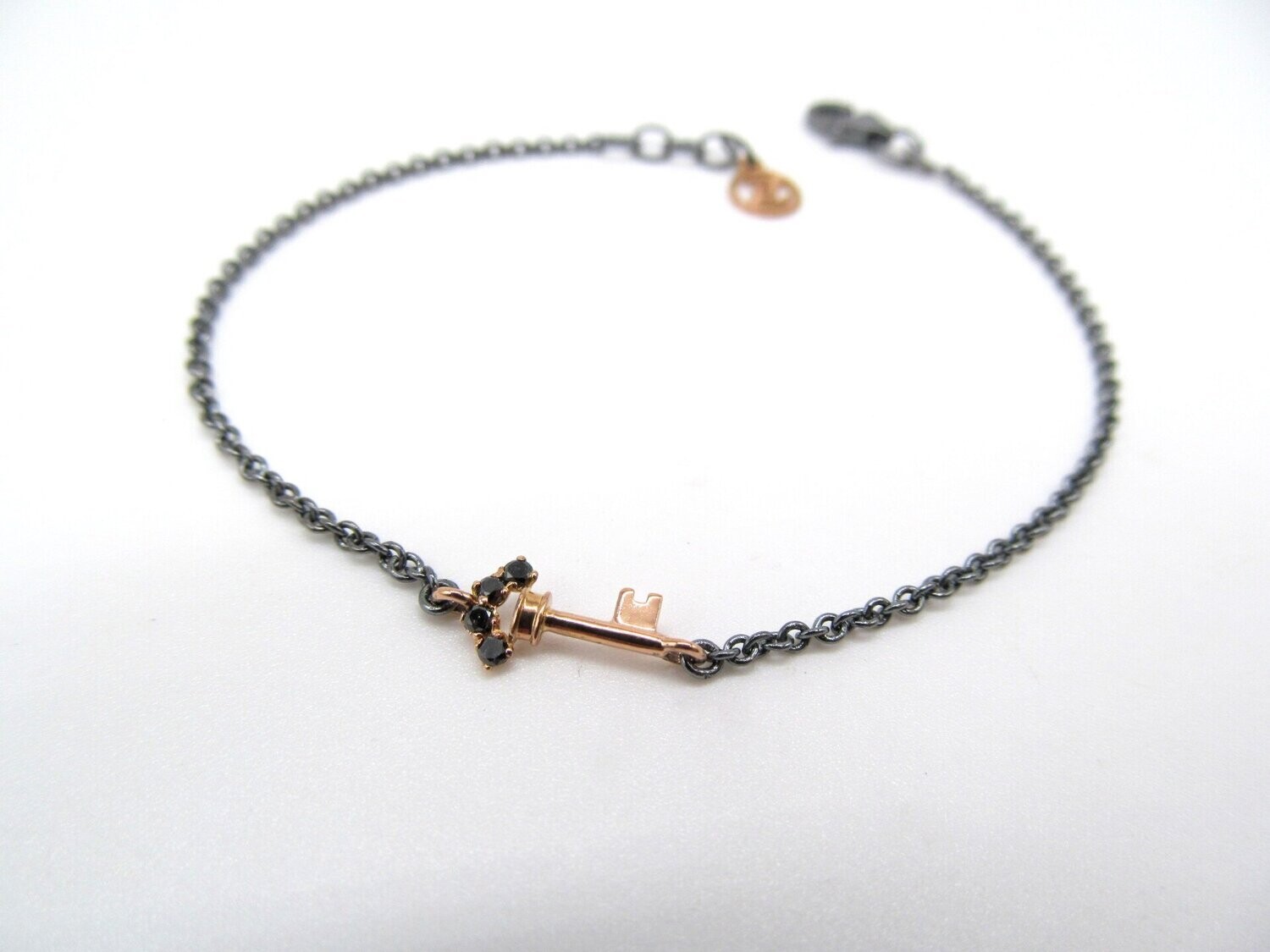 Bracciale Chiave in Oro e Argento Bracciale Chiave in Oro e Argento