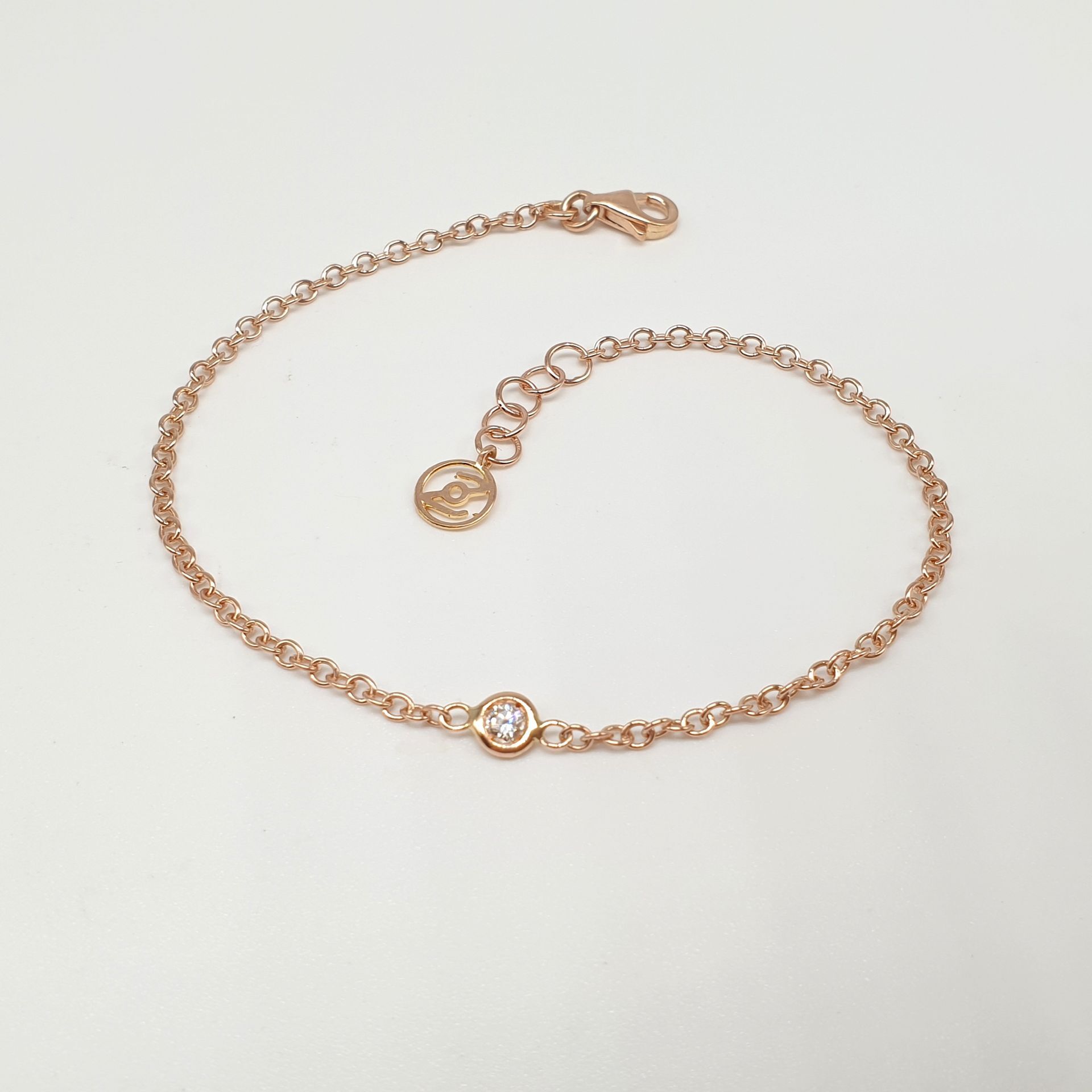 Bracciale Esatto in oro 18ct e diamante bianco ct 0.06