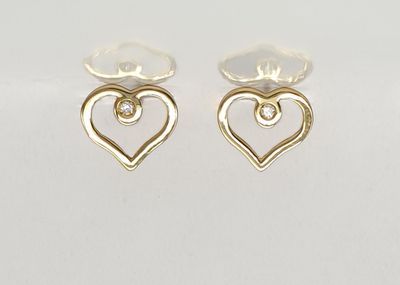 Orecchini CuoreBrillante Oro750/000 (18ct) Orecchini CuoreBrillante Oro750/000 (18ct)
