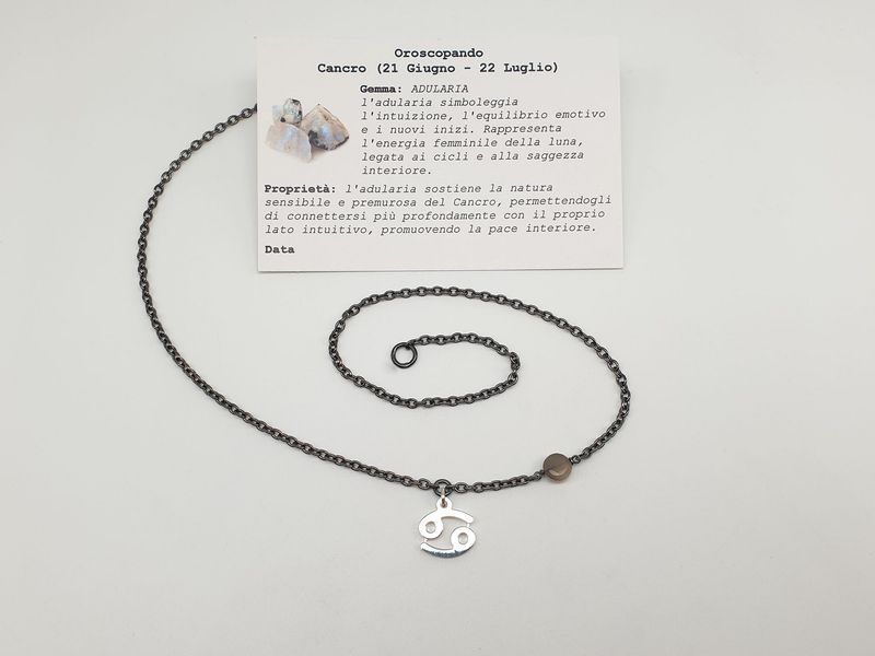 CANCRO - Adularia, Girocollo per Lui