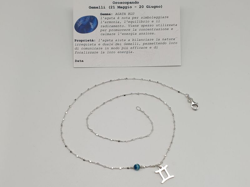 GEMELLI - Agata Blu, Girocollo per Lei