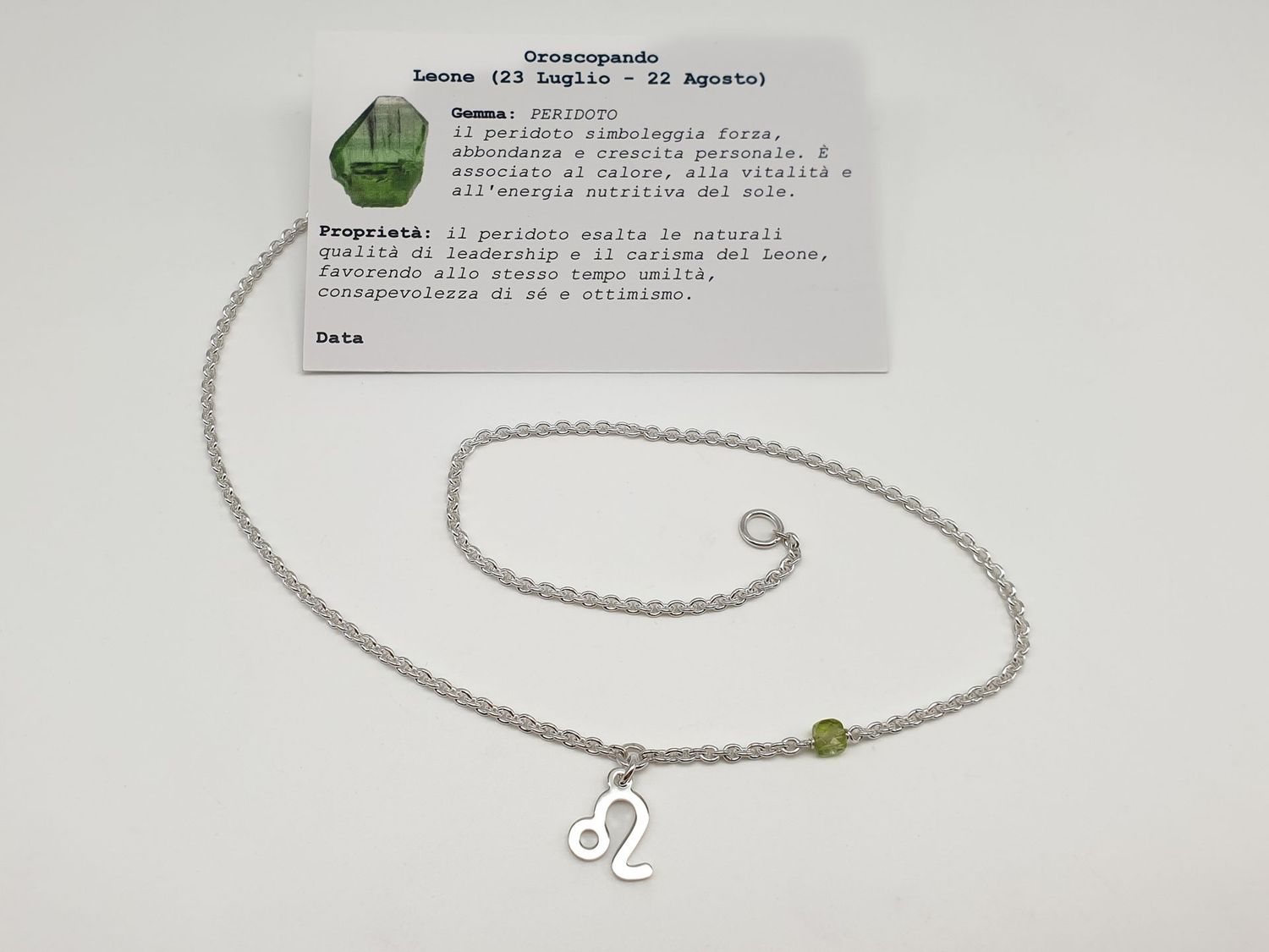 LEONE - Peridoto, Girocollo per Lui