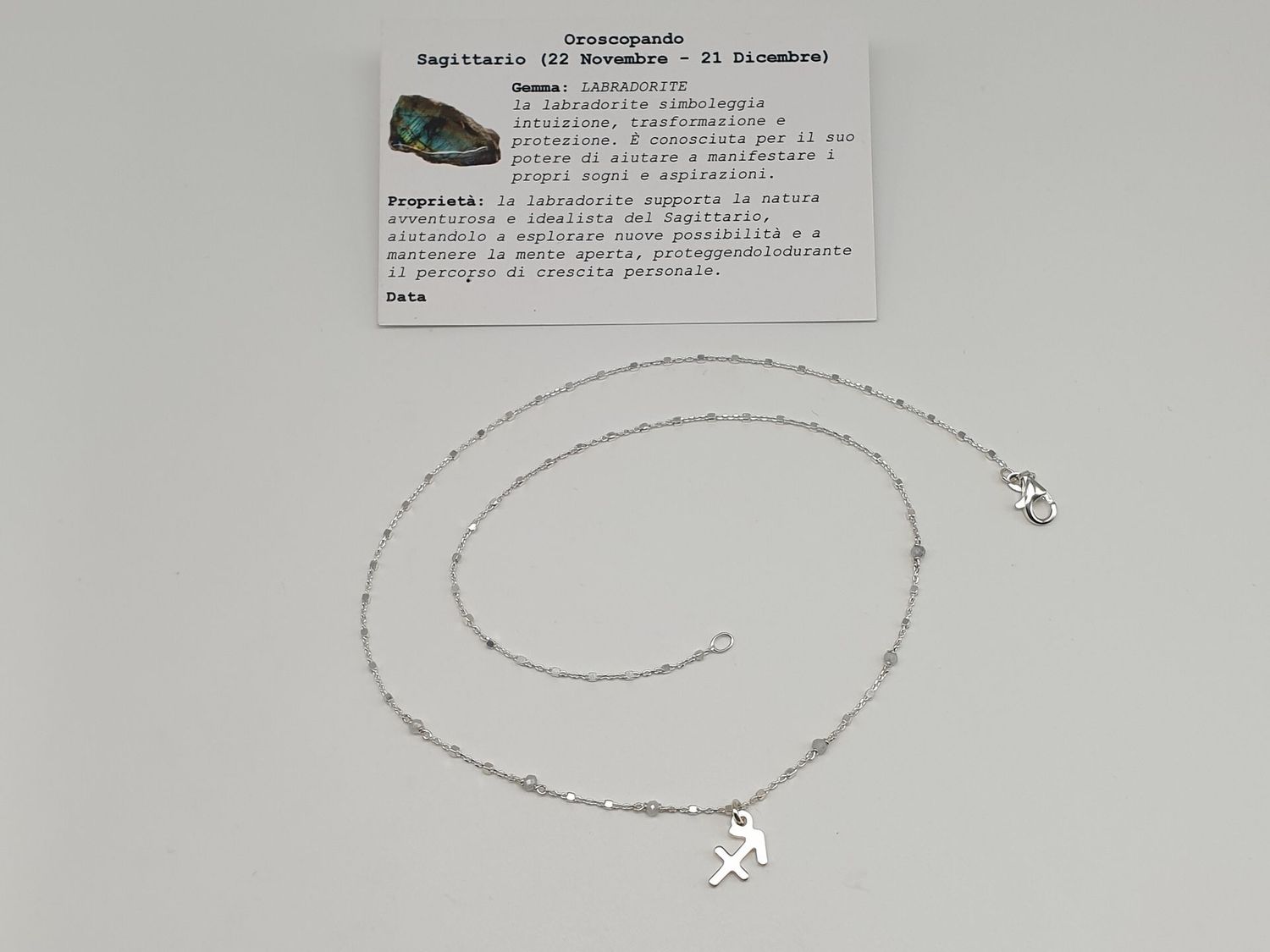 SAGITTARIO - Labradorite, Girocollo per Lei