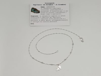 SAGITTARIO - Labradorite, Girocollo per Lei SAGITTARIO - Labradorite, Girocollo per Lei