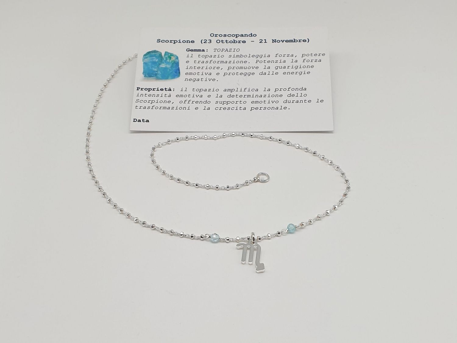 SCORPIONE - Topazio, Girocollo per Lei