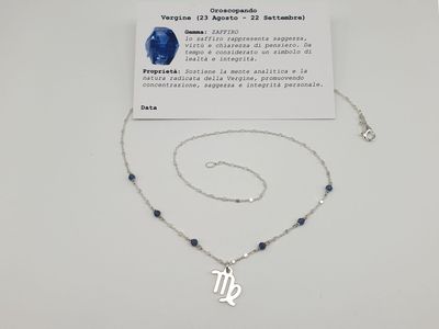 VERGINE - Zaffiro, Girocollo per Lei