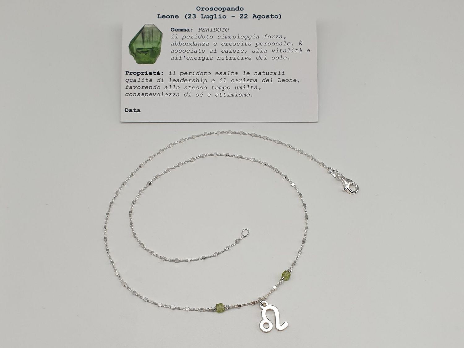 LEONE - Peridoto, Girocollo per Lei