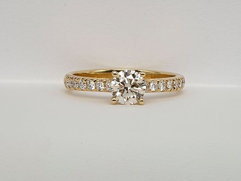 Anello di Helios in oro Giallo  Diamante Naturale  ct. 0,53