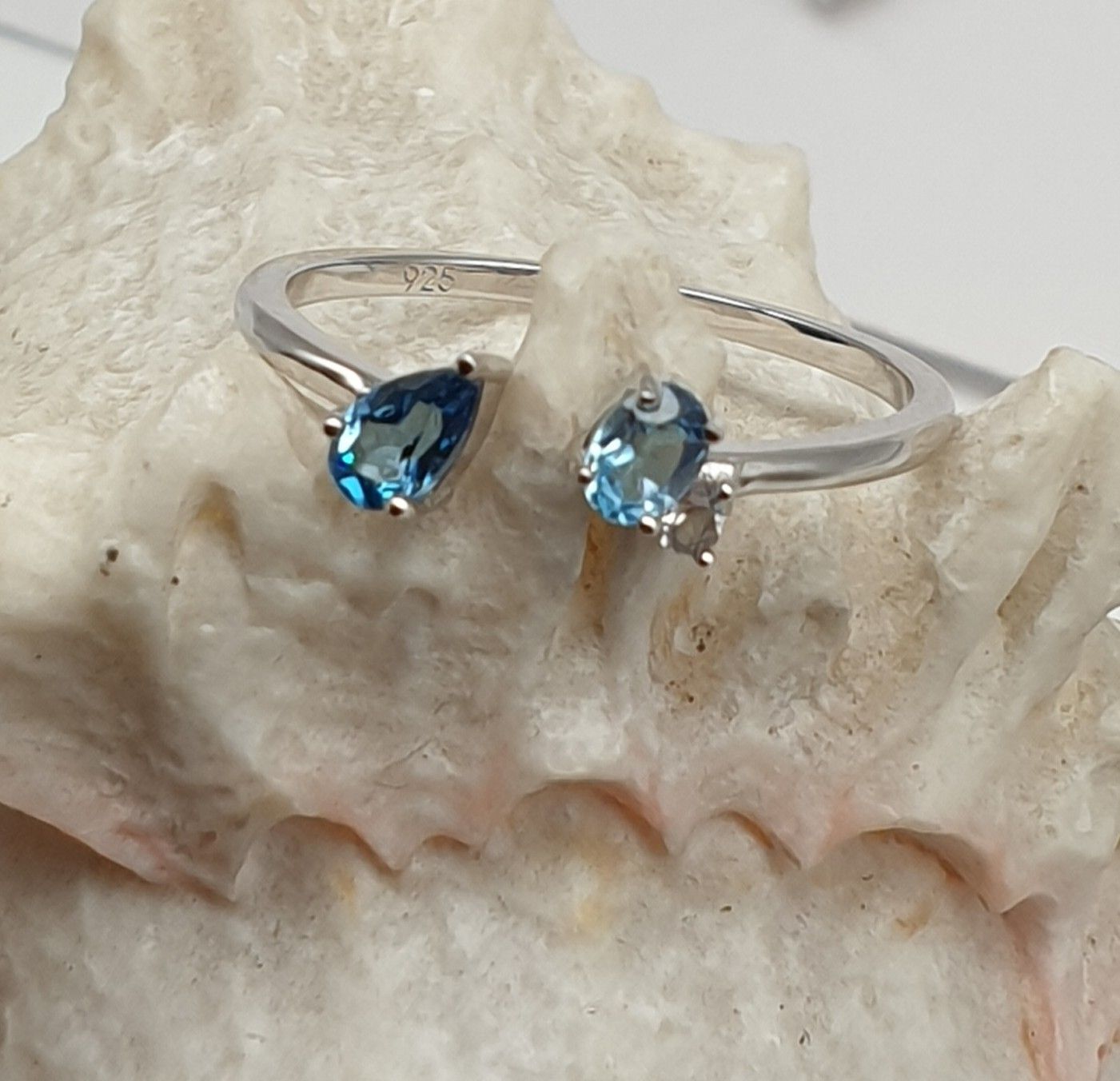 Anello in argento 925/000 Anello in argento 925/000 "Sfumature Marine"