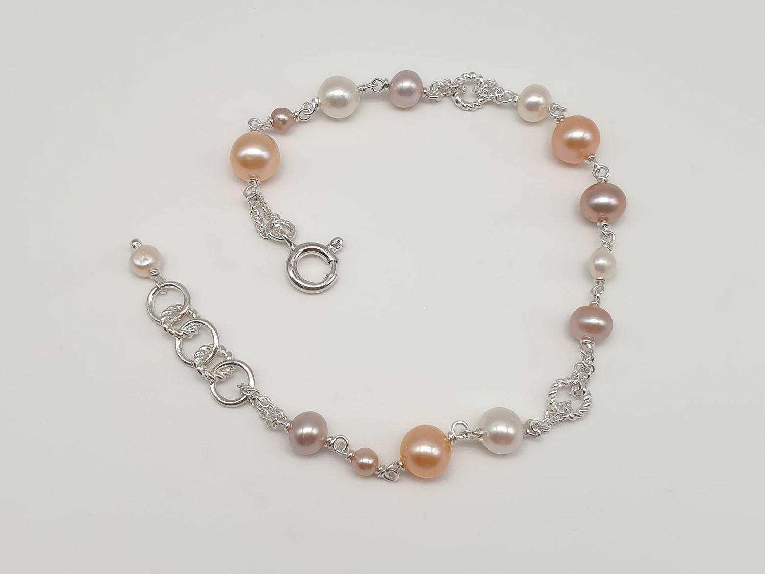Bracciale Armonia di Perle in Argento 925/000