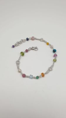 Bracciale Fantasia di colori in Argento 925/000