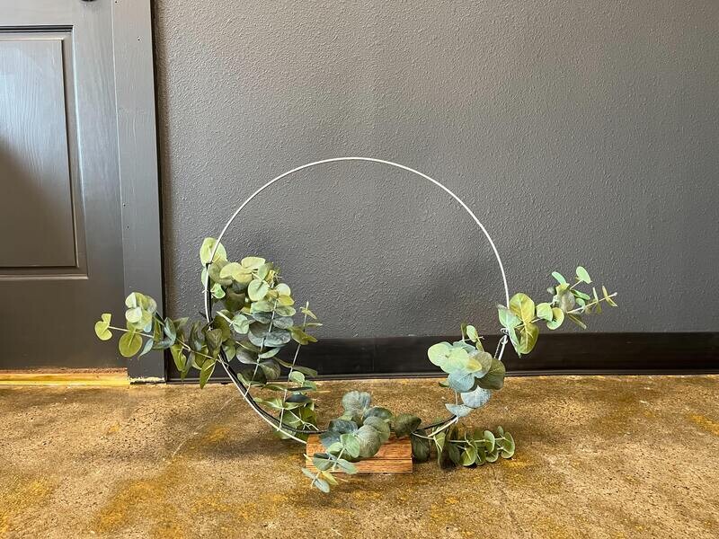 Hoops with Eucalyptus