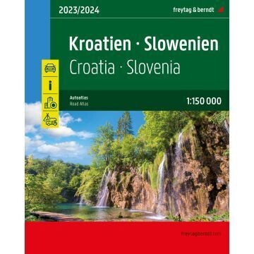 Kroatien - Slowenien, Autoatlas 1:150.000 Freytag-Berndt