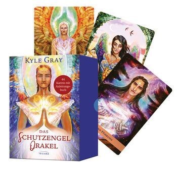 Kyle Gray:   Das Schutzengel-Orakel. 
Buch mit 44 Karten