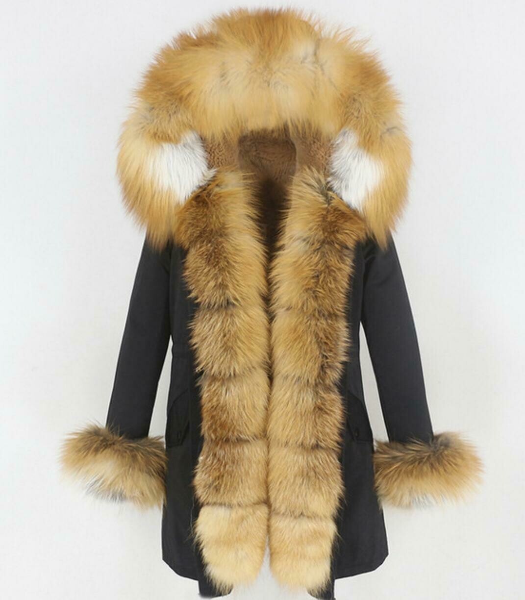 Parka LuxuryEct in pelliccia Volpe Rossa