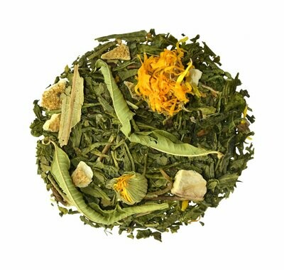 thé -vert- mandarine- pamplemousse

