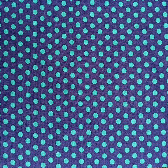 Green Dots on Blue