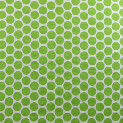 Apple Green Polka Dots