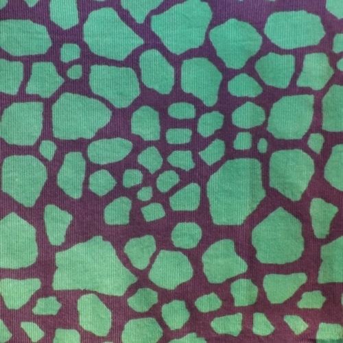 Purple Giraffe Corduroy