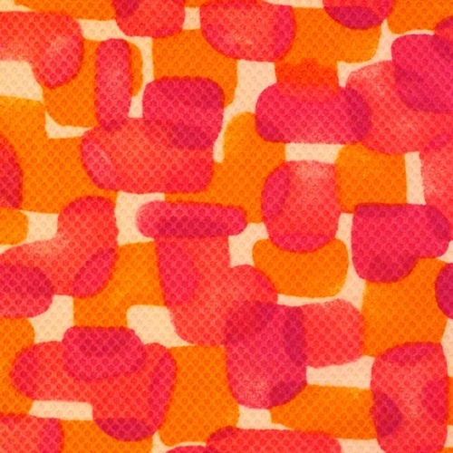 Hot Pink and Orange Squares