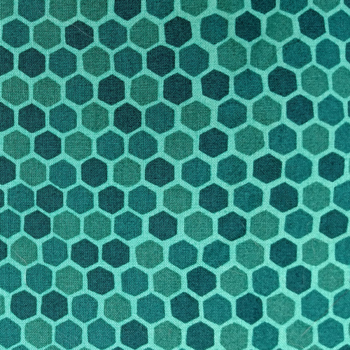 Teal Honeycomb