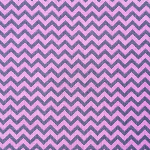 Lavender and Grey Chevron