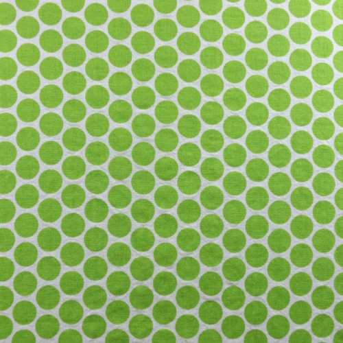 Apple Green Polka Dots