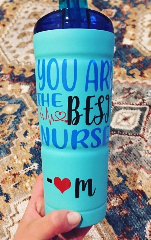 Nurse appreciation tumbler